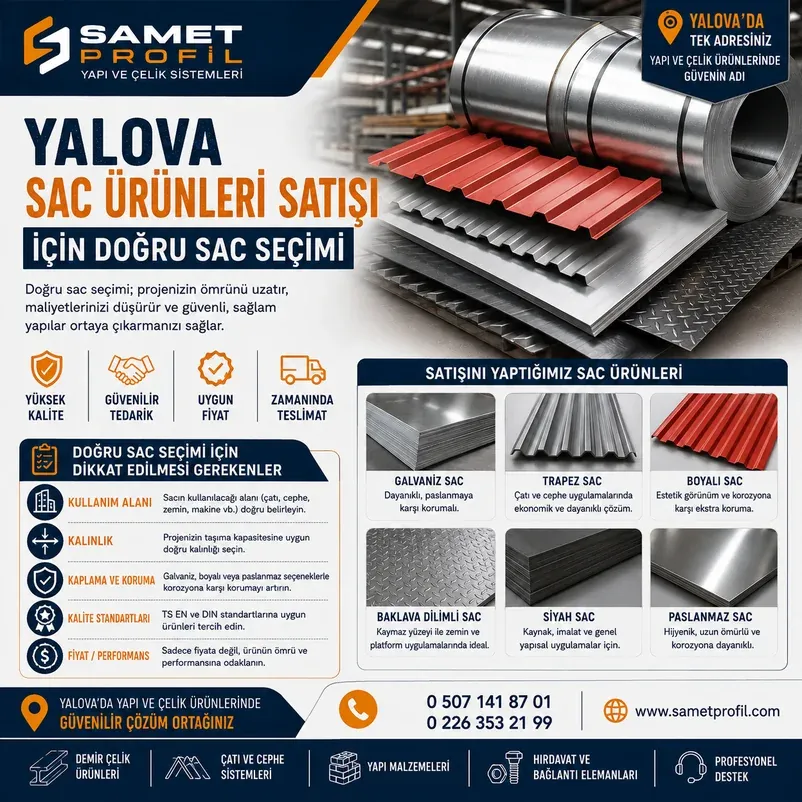 Yalova Sac Ürünleri Satışı İçin Doğru Sac Seçimi