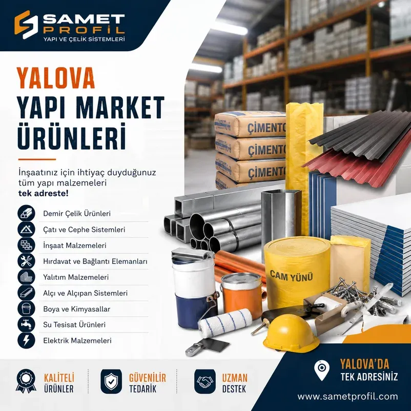 Yalova Yapı Market Ürünleri Nelerdir