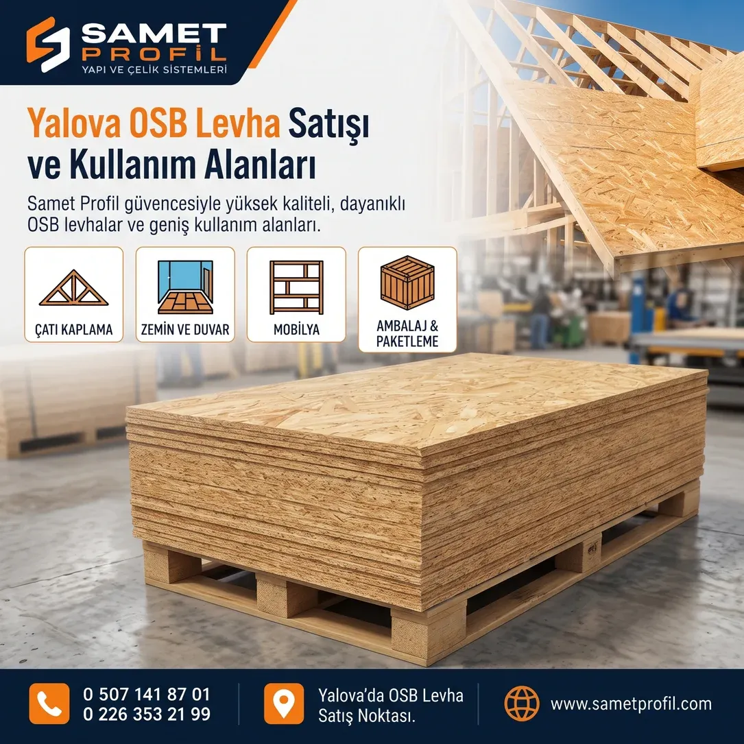Yalova OSB Levha Satışı ve Kullanım Alanları