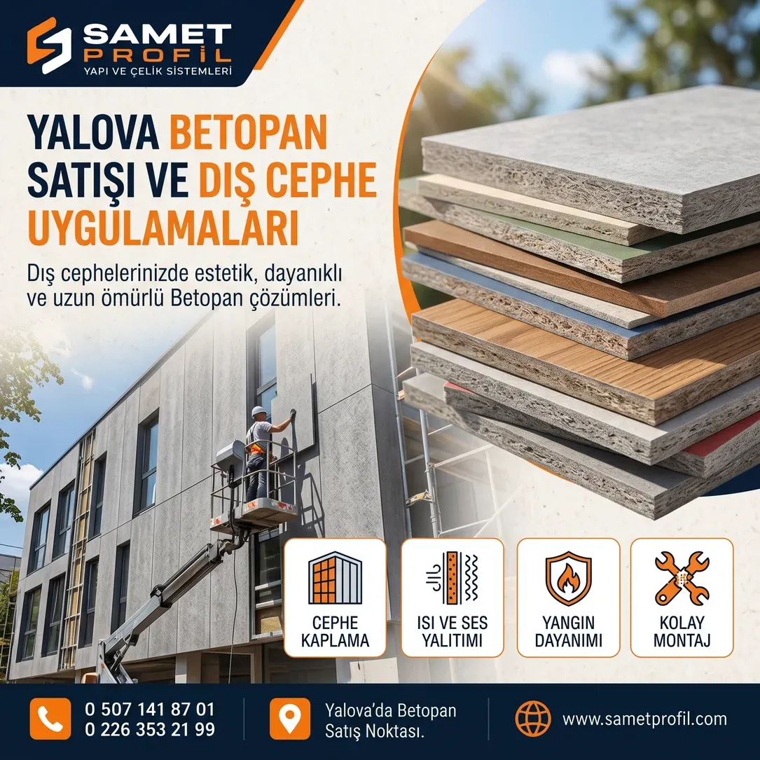 Yalova Betopan Satışı ve Dış Cephe Uygulamaları