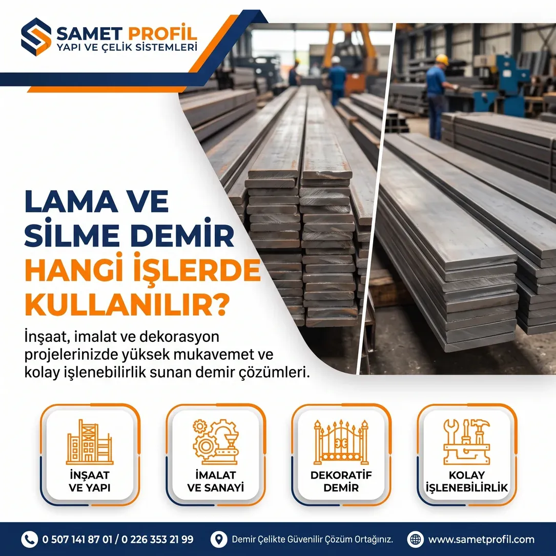 Lama ve Silme Demir Hangi İşlerde Kullanılır?