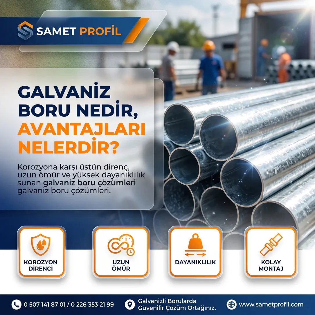 Galvaniz Boru Nedir, Avantajları Nelerdir?