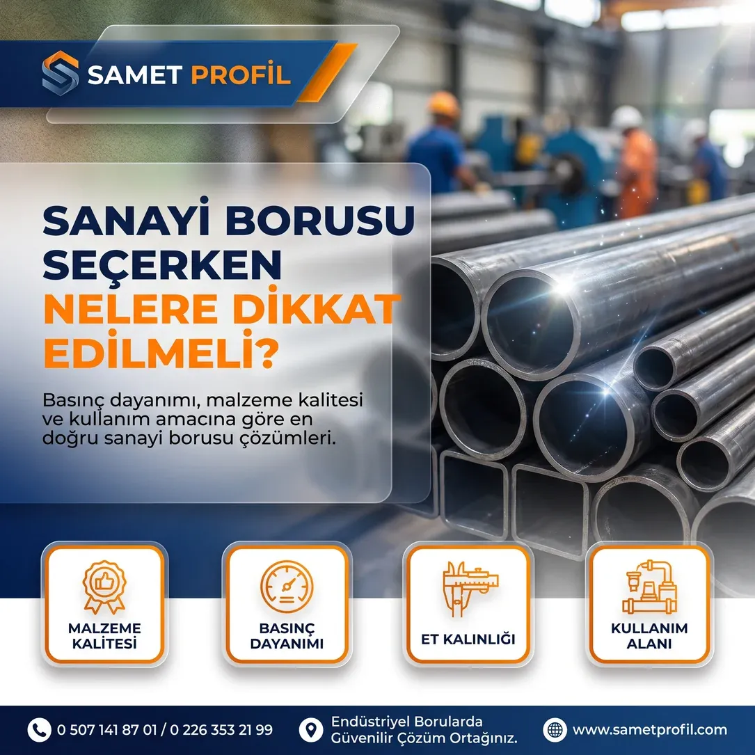Sanayi Borusu Seçerken Nelere Dikkat Edilmeli?
